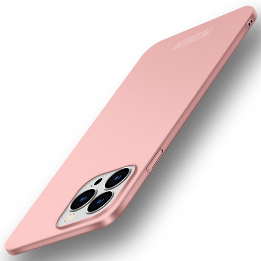 For iPhone 15 Pro Max PINWUYO Micro-Frosted PC Ultra-thin Hard Phone Case with Magsafe Magnetic Ring(Rose Gold) - iPhone 15 Pro Max Cases by PINWUYO | Online Shopping UK | buy2fix