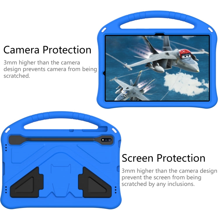 For Samsung Galaxy Tab S10+ 12.4 EVA Shockproof Tablet Case with Holder(Blue) - Tab S10+ Cases by buy2fix | Online Shopping UK | buy2fix