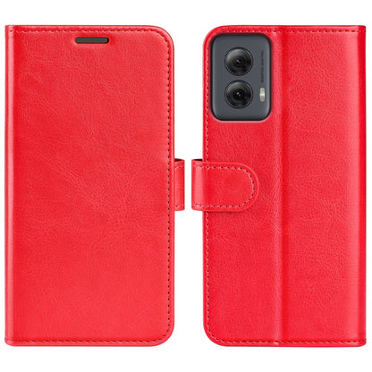 For Motolora Moto G Power 5G 2024 R64 Texture Horizontal Flip Leather Phone Case(Red) - Motorola Cases by buy2fix | Online Shopping UK | buy2fix