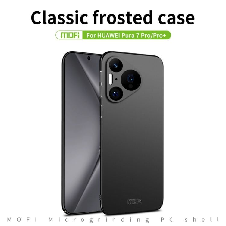 For Huawei Pura 70 Pro MOFI Micro-Frosted PC Ultra-thin Hard Phone Case(Blue) - Huawei Cases by MOFI | Online Shopping UK | buy2fix