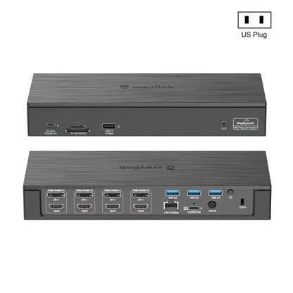 Wavlink UG69PD8 100W PD 18 in 1 Type-C Dock Compatible Type-C Universal Docking Station, Plug:US Plug - USB HUB by WAVLINK | Online Shopping UK | buy2fix