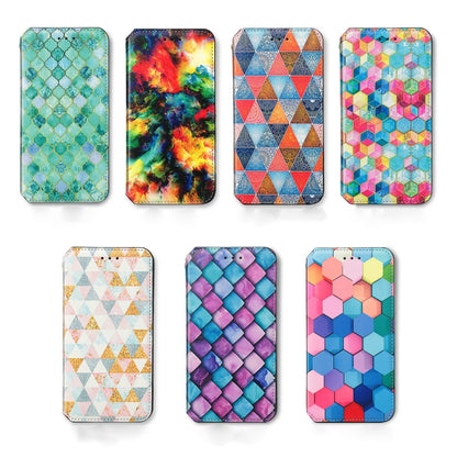 For DOOGEE X98 Pro / X98 CaseNeo Colorful Magnetic Leather Phone Case(Colored Squares) - Doogee Cases by buy2fix | Online Shopping UK | buy2fix