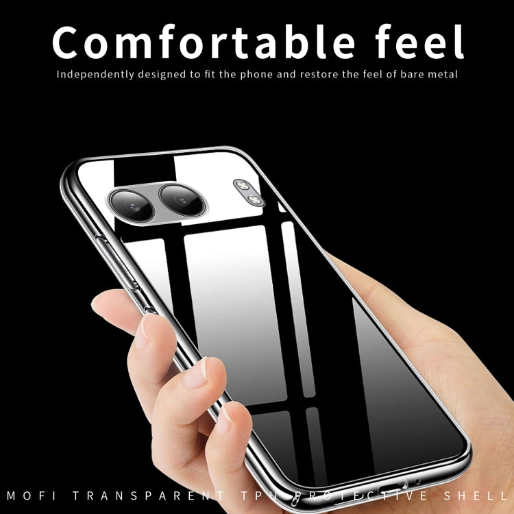 For OnePlus Nord 4 MOFI Ming Series Transparent Ultra-thin TPU Phone Case(Transparent) - OnePlus Cases by MOFI | Online Shopping UK | buy2fix