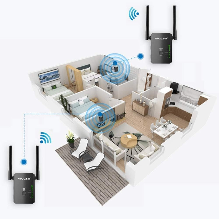 Wavlink WN578R2 With 2 External Antennas N300 Wireless AP/Range Extender/Router, Plug:EU Plug - Wireless Routers by WAVLINK | Online Shopping UK | buy2fix