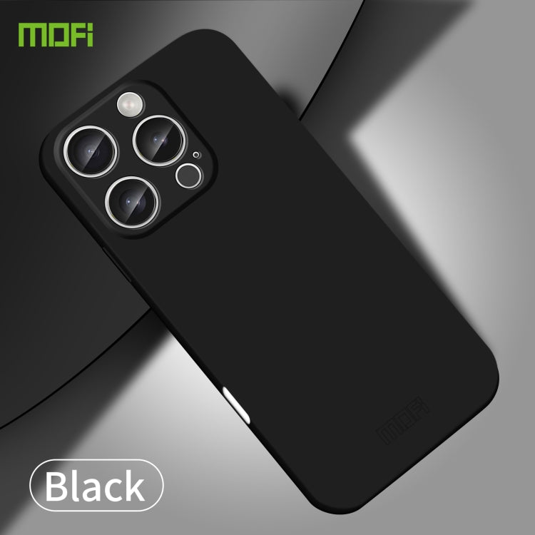 For iPhone 16 Pro MOFI Qin Series Skin Feel All-inclusive PC Phone Case(Black) - iPhone 16 Pro Cases by MOFI | Online Shopping UK | buy2fix