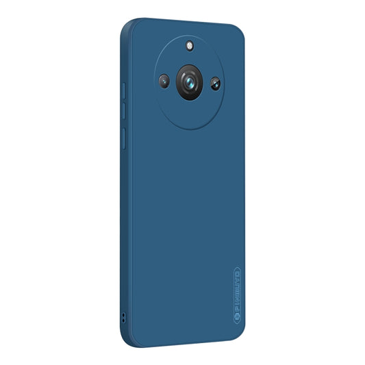 For Realme 11Pro / 11 Pro+ PINWUYO Sense Series Liquid Silicone TPU Phone Case(Blue) - Realme Cases by PINWUYO | Online Shopping UK | buy2fix