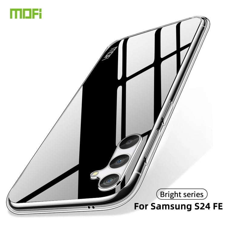 For Samsung Galaxy S24 FE 5G MOFI Ming Series Ultra-thin TPU Phone Case(Transparent) - Galaxy S24 FE 5G Cases by MOFI | Online Shopping UK | buy2fix