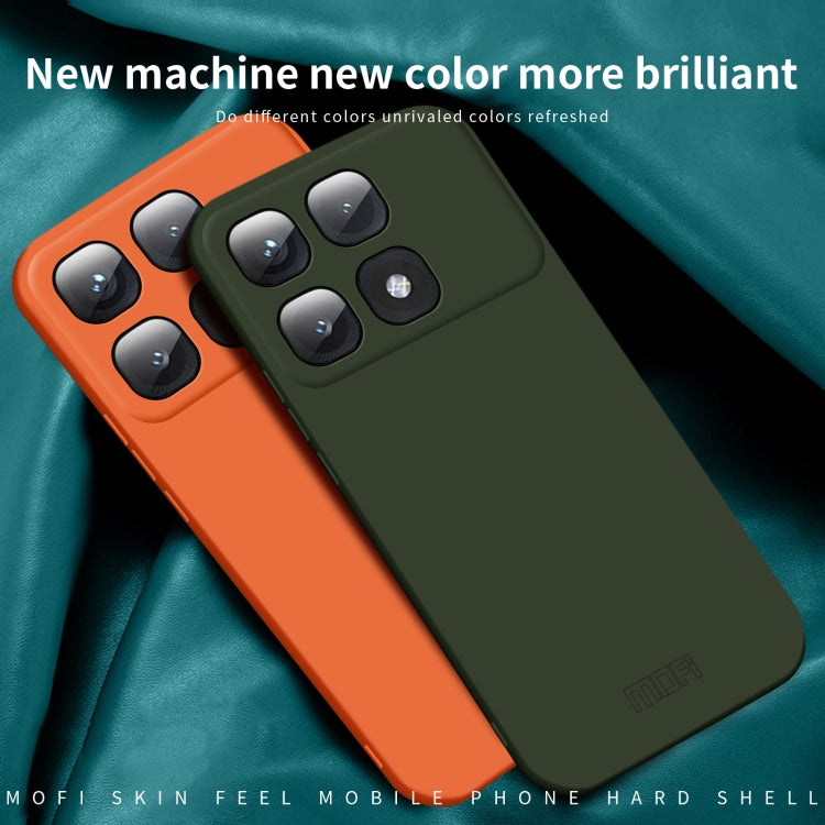 For Xiaomi Redmi K70 Ultra MOFI Qin Series Skin Feel All-inclusive PC Phone Case(Green) - Xiaomi Cases by MOFI | Online Shopping UK | buy2fix