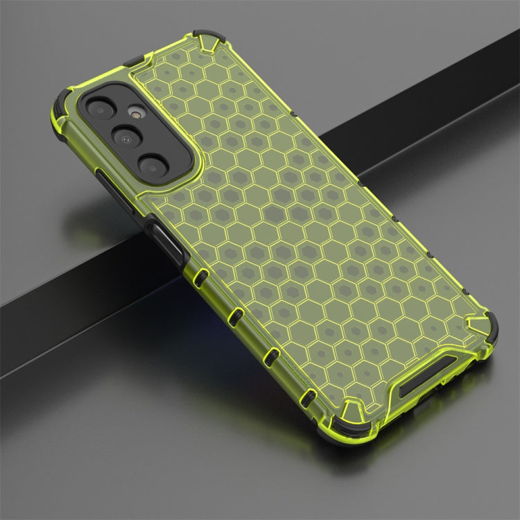 For Samsung Galaxy A05s Shockproof Honeycomb Phone Case(Green) - Galaxy Phone Cases by buy2fix | Online Shopping UK | buy2fix