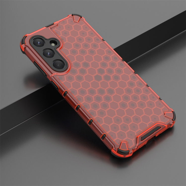 For Samsung Galaxy A33 Shockproof Honeycomb Phone Case(Red) - Galaxy Phone Cases by buy2fix | Online Shopping UK | buy2fix