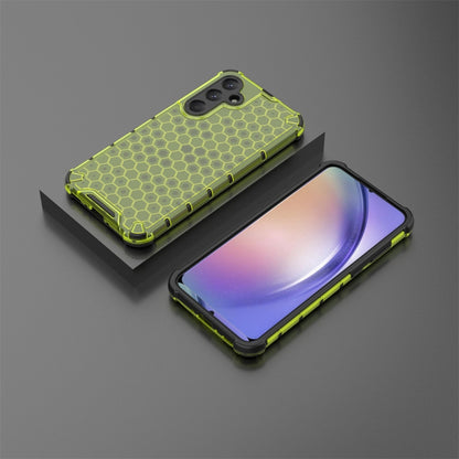 For Samsung Galaxy A33 Shockproof Honeycomb Phone Case(Green) - Galaxy Phone Cases by buy2fix | Online Shopping UK | buy2fix