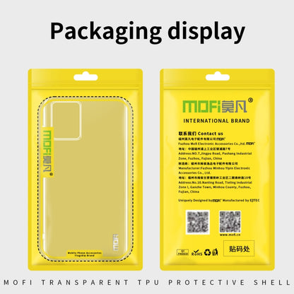 For Motorola Edge 50 Pro MOFI Ming Series Ultra-thin TPU Phone Case(Transparent) - Motorola Cases by MOFI | Online Shopping UK | buy2fix