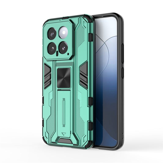 For Xiaomi 14 Supersonic Armor PC Hybrid TPU Phone Case(Green) - 14 Cases by buy2fix | Online Shopping UK | buy2fix