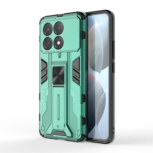 For Redmi K70E Supersonic Armor PC Hybrid TPU Phone Case(Green) - K70E Cases by buy2fix | Online Shopping UK | buy2fix