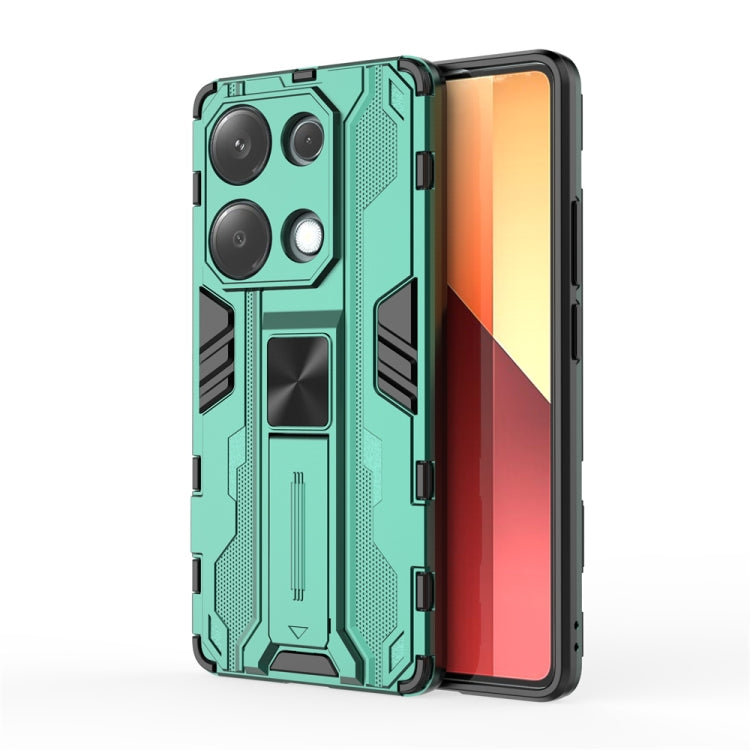 For  Redmi Note 13 Pro 4G Supersonic Armor PC Hybrid TPU Phone Case(Green) - Note 13 Pro Cases by buy2fix | Online Shopping UK | buy2fix