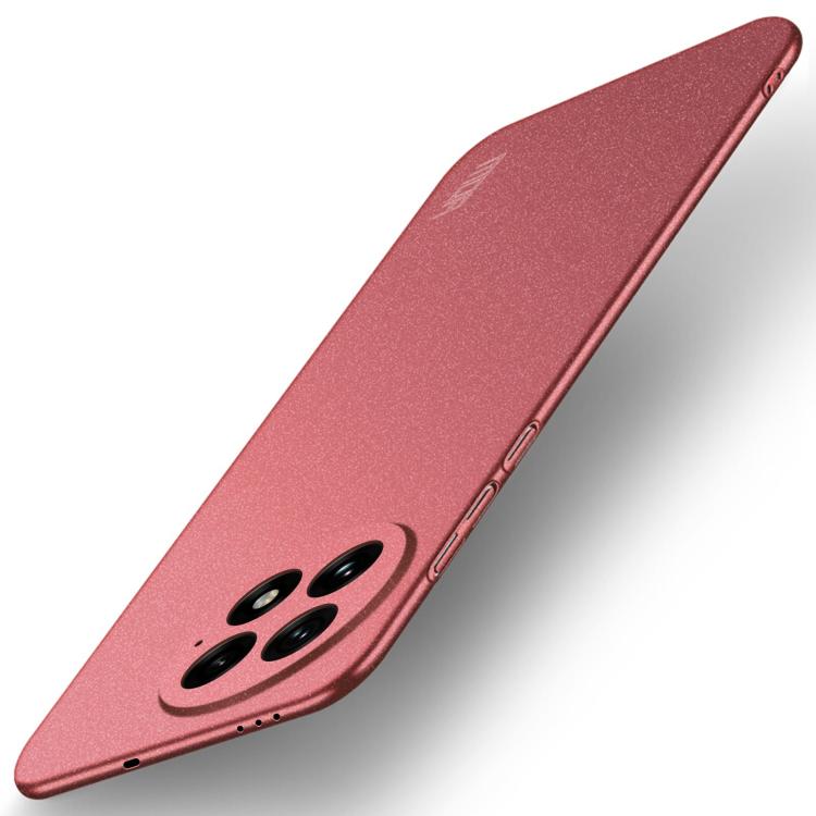 For OnePlus 13 MOFI Fandun Series Frosted PC Ultra-thin All-inclusive Phone Case(Red) - OnePlus Cases by buy2fix | Online Shopping UK | buy2fix