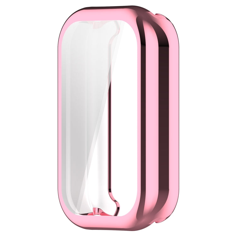 For Xiaomi Smart Band 8 Active Full Package TPU Electroplated Watch Protective Case(Pink) - Watch Cases by buy2fix | Online Shopping UK | buy2fix