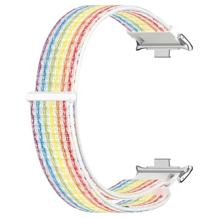 For Redmi Watch 4 Nylon Loop Metal Connector Watch Band(Colorful) - Watch Bands by buy2fix | Online Shopping UK | buy2fix