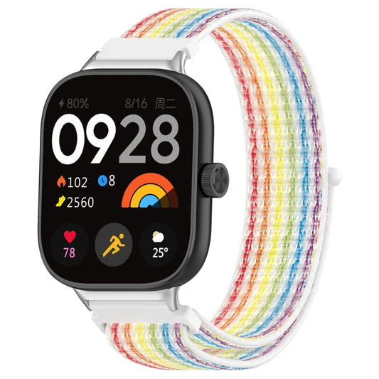 For Xiaomi Mi Band 8 Pro Nylon Loop Metal Connector Watch Band(Colorful) - Watch Bands by buy2fix | Online Shopping UK | buy2fix