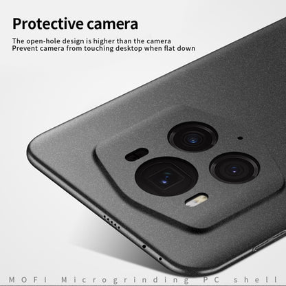 For Honor Magic6 RSR MOFI Fandun Series Frosted PC Ultra-thin All-inclusive Phone Case(Black) - Honor Cases by MOFI | Online Shopping UK | buy2fix