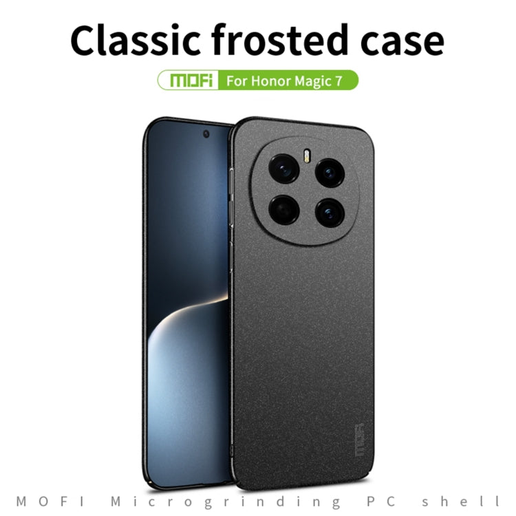 For Honor Magic7 MOFI Fandun Series Frosted PC Ultra-thin All-inclusive Phone Case(Gray) - Honor Cases by MOFI | Online Shopping UK | buy2fix