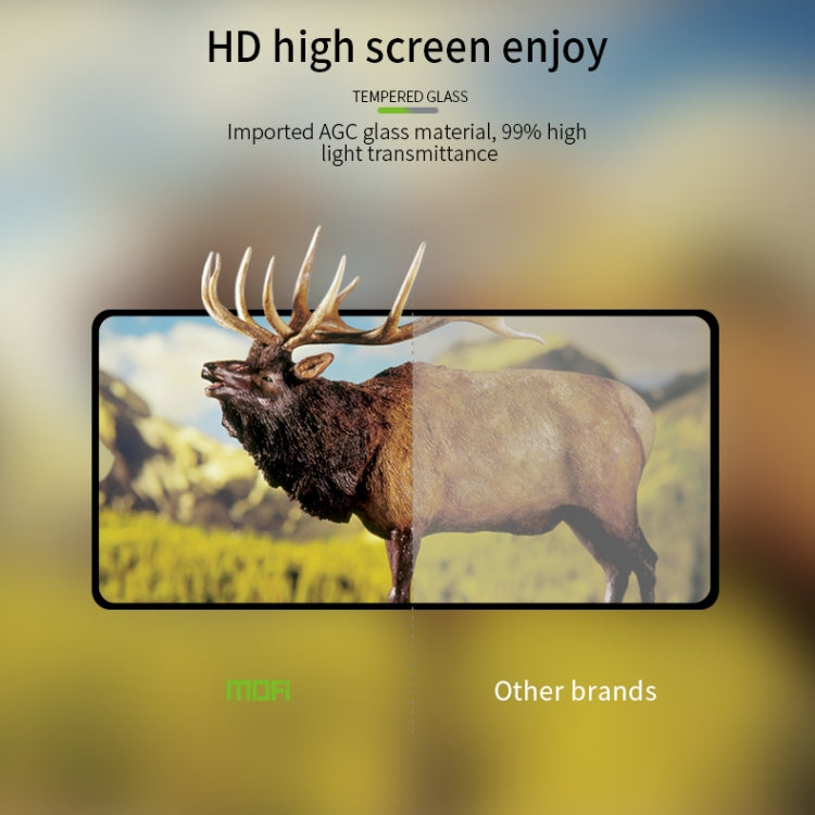 For ZTE Nubia Z60 Ultra MOFI 9H 2.5D Full Screen Tempered Glass Film(Black) - ZTE Tempered Glass by MOFI | Online Shopping UK | buy2fix