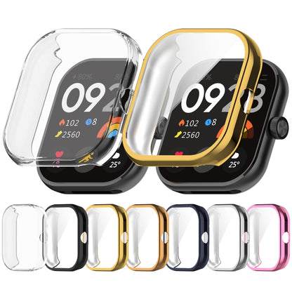 For Redmi Watch 4 Full Package TPU Electroplated Watch Protective Case(Transparent) - Watch Cases by buy2fix | Online Shopping UK | buy2fix