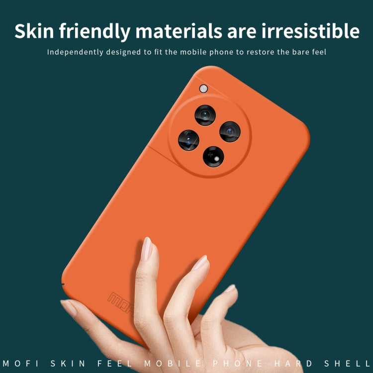 For OnePlus 12 MOFI Qin Series Skin Feel All-inclusive PC Phone Case(Orange) - OnePlus Cases by MOFI | Online Shopping UK | buy2fix