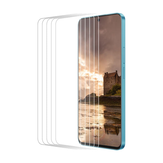 For vivo iQOO Neo7 / Neo7 Pro 5pcs ENKAY 9H Big Arc Edge High Aluminum-silicon Tempered Glass Film - vivo Tempered Glass by ENKAY | Online Shopping UK | buy2fix