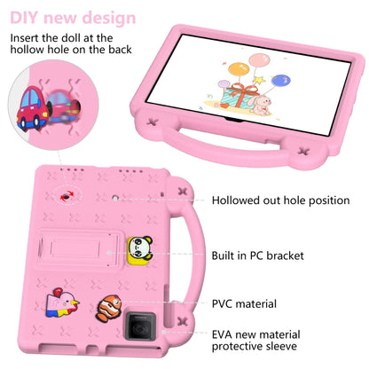 For Blackview Oscal Pad 15 2023 10.36/Tab 11 Handle Kickstand Children EVA Shockproof Tablet Case(Pink) - Others by buy2fix | Online Shopping UK | buy2fix