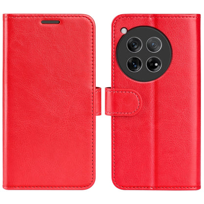 For OnePlus 12 R64 Texture Horizontal Flip Leather Phone Case(Red) - OnePlus Cases by buy2fix | Online Shopping UK | buy2fix