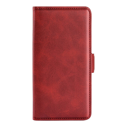 For OnePlus 12 Dual-side Magnetic Buckle Horizontal Flip Leather Phone Case(Red) - OnePlus Cases by buy2fix | Online Shopping UK | buy2fix