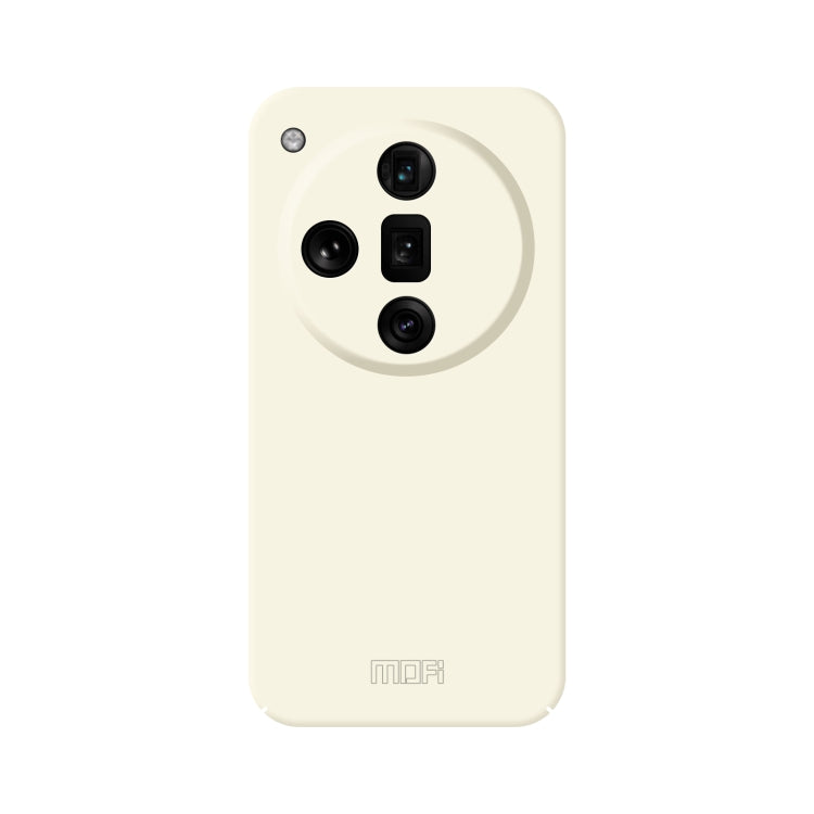 For OPPO Find X7 MOFI Qin Series Skin Feel All-inclusive PC Phone Case(Beige) - OPPO Cases by MOFI | Online Shopping UK | buy2fix