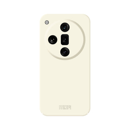 For OPPO Find X7 MOFI Qin Series Skin Feel All-inclusive PC Phone Case(Beige) - OPPO Cases by MOFI | Online Shopping UK | buy2fix