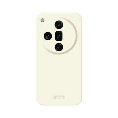 For OPPO Find X7 Ultra MOFI Qin Series Skin Feel All-inclusive PC Phone Case(Beige) - Find X7 Ultra Cases by MOFI | Online Shopping UK | buy2fix