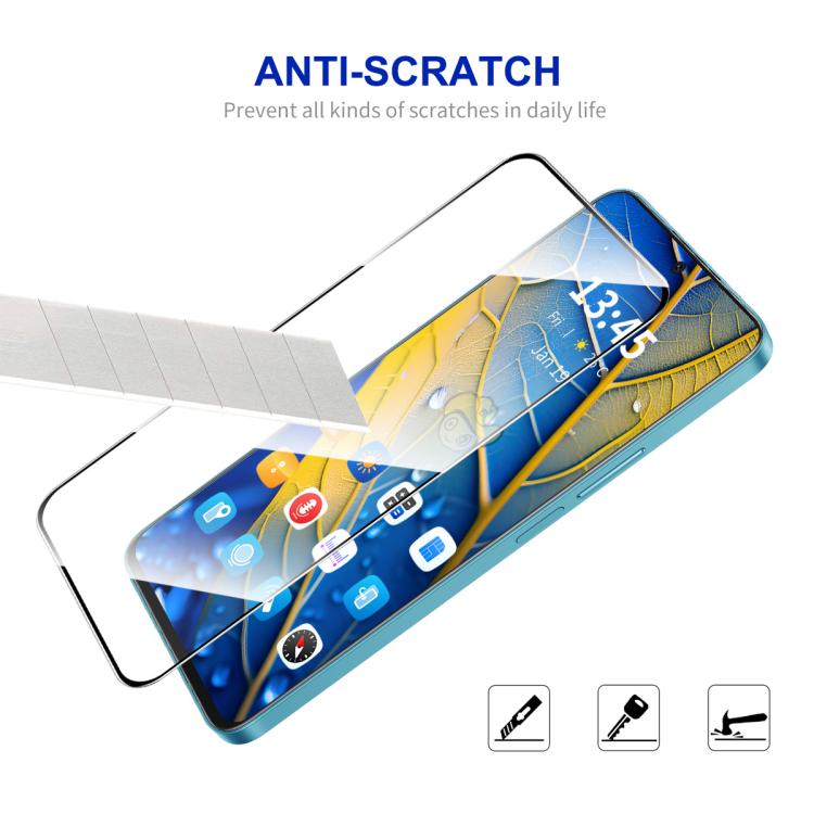 For ZTE Blade V70 Design ENKAY Easy Install High Alumina Silicon Full Glass Film - ZTE Tempered Glass by ENKAY | Online Shopping UK | buy2fix