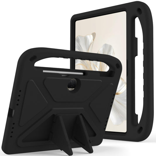 For Honor Pad 9 12.1 Handle EVA Shockproof Tablet Case with Holder(Black) - Honor by buy2fix | Online Shopping UK | buy2fix