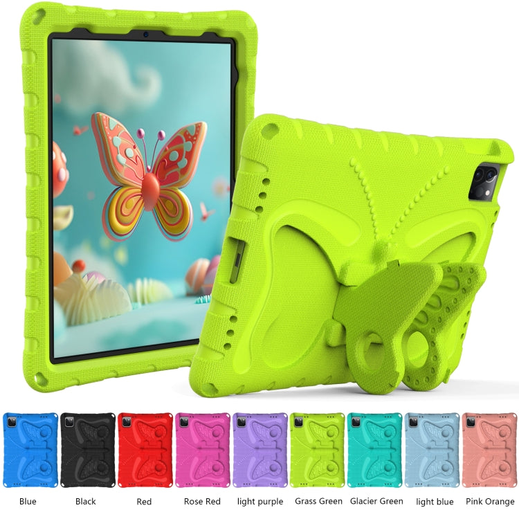 For iPad Air 11 2024 Butterfly Bracket EVA Shockproof Tablet Case(Grass Green) - iPad Air 11 2024 Cases by buy2fix | Online Shopping UK | buy2fix