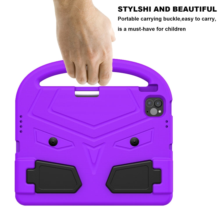 For iPad Pro 11 2024 Sparrow Style Shockproof Kickstand EVA Tablet Case(Purple) - iPad Pro 11 2024 Cases by buy2fix | Online Shopping UK | buy2fix