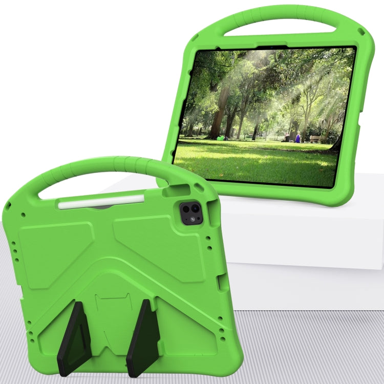 For iPad Pro 13 2024 EVA Shockproof Tablet Case with Holder(Green) - iPad Pro 13 2024 Cases by buy2fix | Online Shopping UK | buy2fix