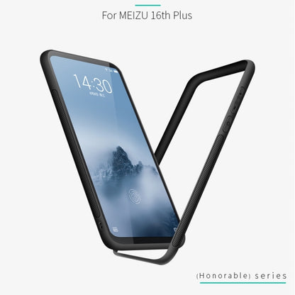 PINWUYO Shockproof Waterproof Full Coverage PC + TPU + Skin Protective Case for Meizu 16 Plus(Brown) - Meizu by PINWUYO | Online Shopping UK | buy2fix