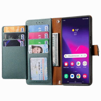 For Samsung Galaxy S25 Ultra 5G Love Zipper Lanyard Leather Phone Case(Green) - Galaxy S25 Ultra 5G Cases by buy2fix | Online Shopping UK | buy2fix