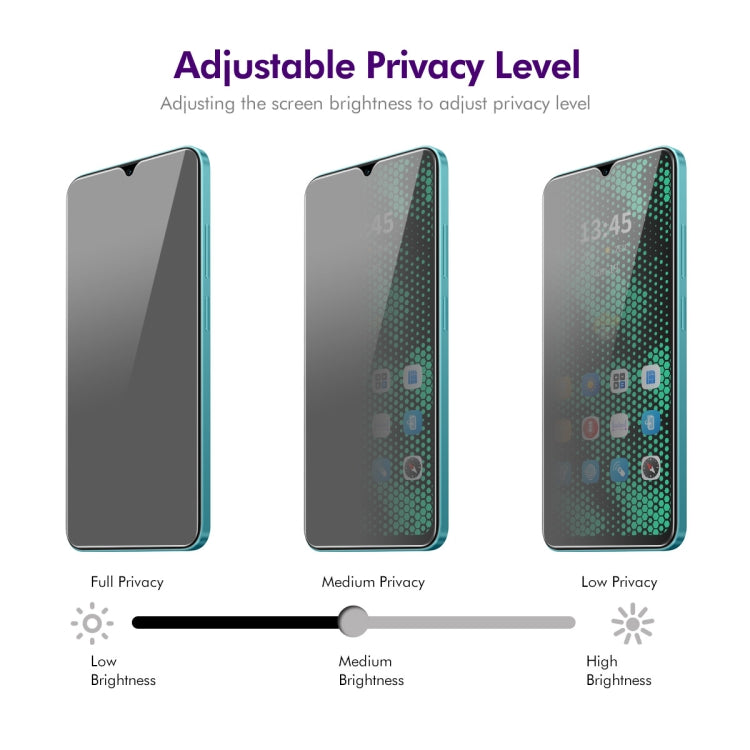 For Tecno Spark 9 ENKAY Hat-Prince 28 Degree Anti-peeping Privacy Tempered Glass Film - Tecno Tempered Glass by ENKAY | Online Shopping UK | buy2fix