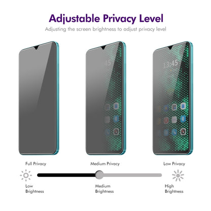 For Tecno Spark 9 ENKAY Hat-Prince 28 Degree Anti-peeping Privacy Tempered Glass Film - Tecno Tempered Glass by ENKAY | Online Shopping UK | buy2fix