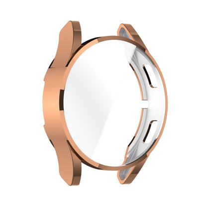 For Samsung Galaxy Watch FE 40mm Full Coverage TPU Electroplated Watch Protective Case(Rose Gold) - Watch Cases by buy2fix | Online Shopping UK | buy2fix