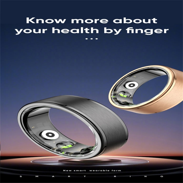 R03 SIZE 9 Smart Ring, Support Heart Rate / Blood Oxygen / Sleep / Multiple Sports Modes(Gold) - Smart Rings / Smart Telephones by buy2fix | Online Shopping UK | buy2fix