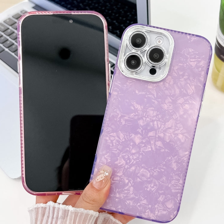 For iPhone 16 Plating Glitter Texture TPU Phone Case with Lens Film(White  Tinfoil Texture) - iPhone 16 Cases by buy2fix | Online Shopping UK | buy2fix