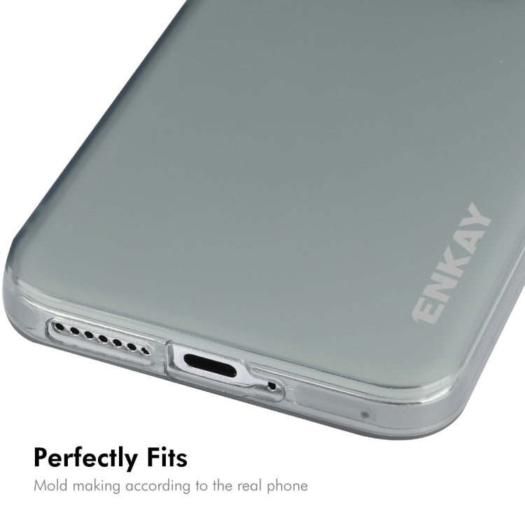 For Xiaomi 14 Pro ENKAY Hat-Prince Translucent Matte TPU Soft Phone Case(White) - 14 Pro Cases by ENKAY | Online Shopping UK | buy2fix