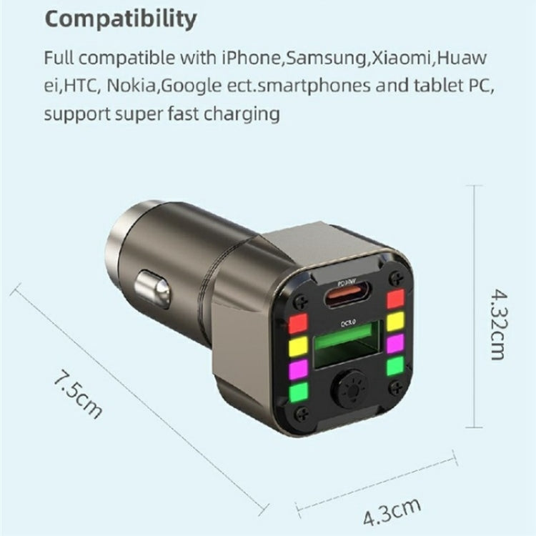 K24 Dual Ports Car Charging Adapter Car Charger PD 30W QC 3.0 Super Charger - Car Charger by buy2fix | Online Shopping UK | buy2fix