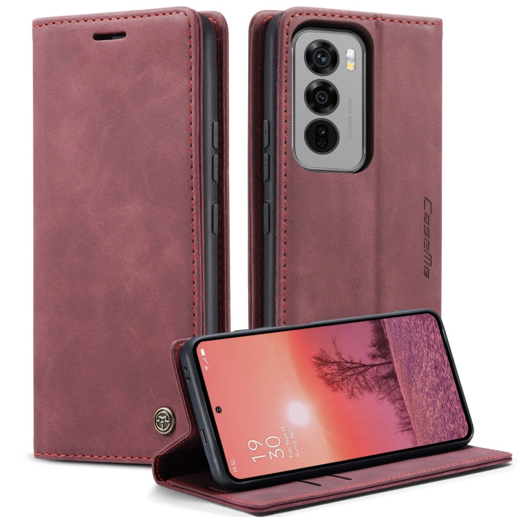 For OPPO Reno12 Pro 5G Global CaseMe 013 Multifunctional Horizontal Flip Leather Phone Case(Red) - Reno12 Pro Cases by CaseMe | Online Shopping UK | buy2fix